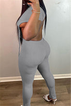 Load image into Gallery viewer, Backless Lace Up Two Piece
