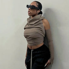 Load image into Gallery viewer, Hooded Backless Top
